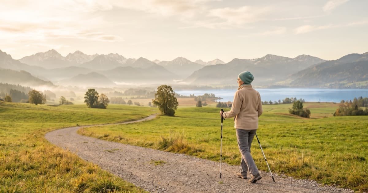 Physiotherapie nach Hüftprothese: Zurück auf Allgäuer Wege
