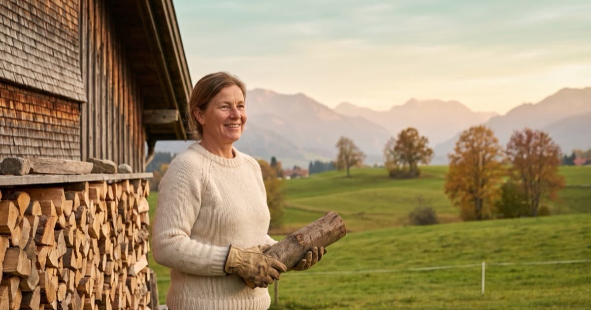 Rückenschmerzen beim Brennholzmachen: So schonen Sie den Rücken